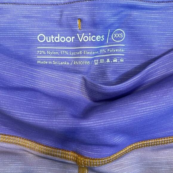 NWT Outdoor Voices Tech Sweat 7/8 Leggings Ombré Size XXS - Picture 6 of 9